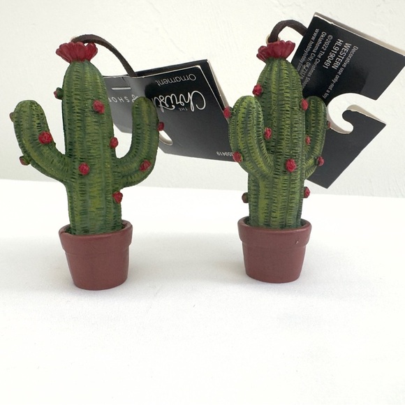 Christmas Shoppe NWT Saguaro Cactus Ornaments - Picture 2 of 4